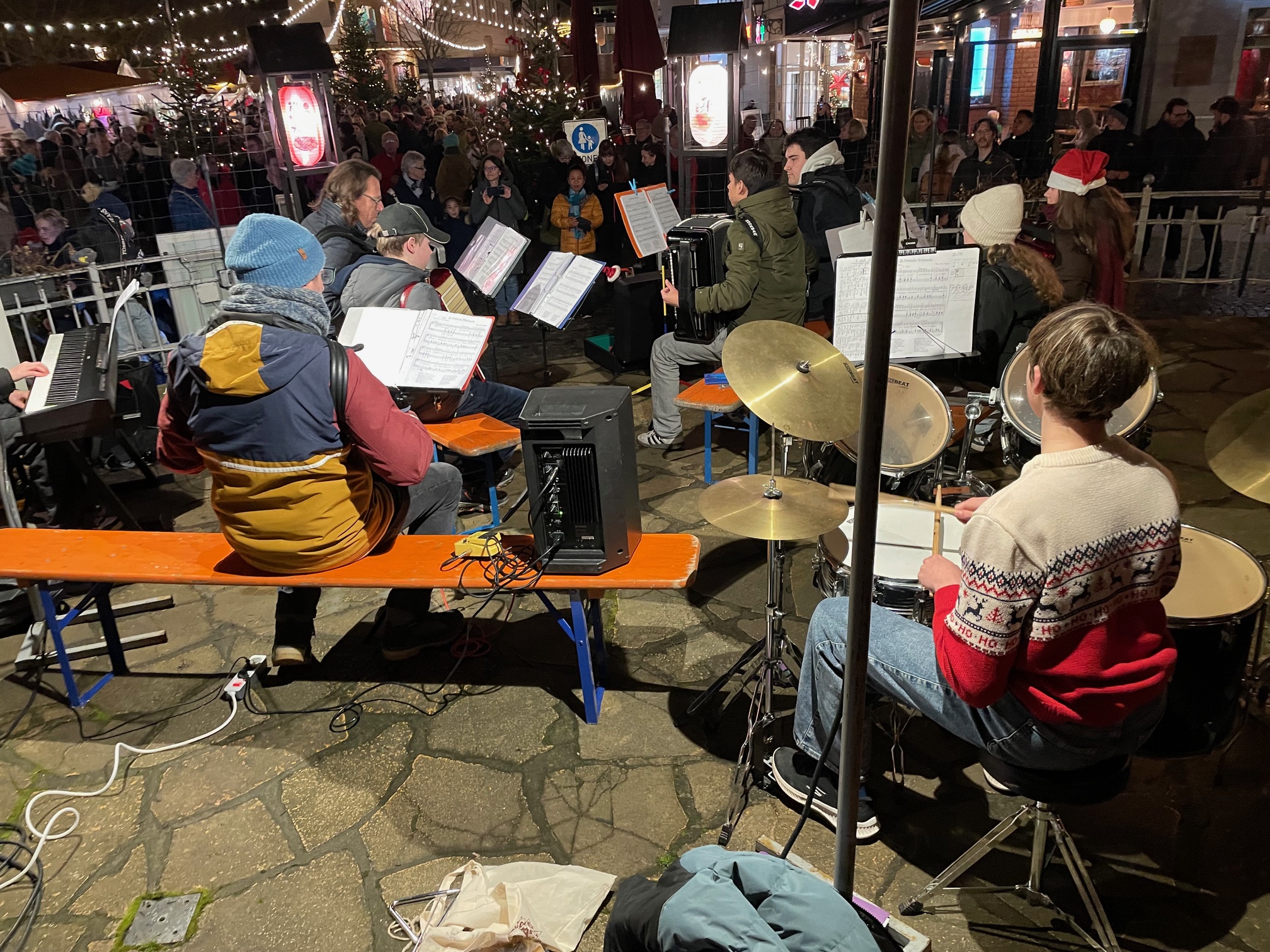 Auftritt Jugend Weihnachtsmarkt